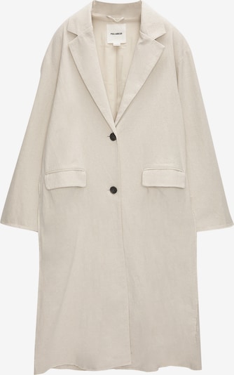 Pull&Bear Välikausitakki värissä ecru, Tuotenäkymä