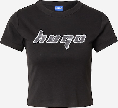 HUGO Paita 'Dalia' värissä meleerattu harmaa / musta / valkoinen, Tuotenäkymä