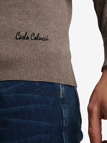 Carlo Colucci Sweater 'Creatore' in Brown