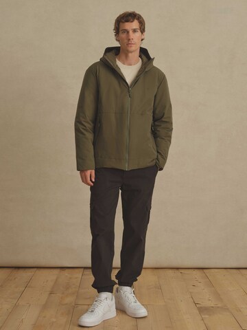 DAN FOX APPAREL Зимняя куртка 'Paul' в Зеленый