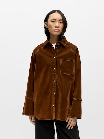 OBJECT Prechodná bunda - Hnedá: predná strana