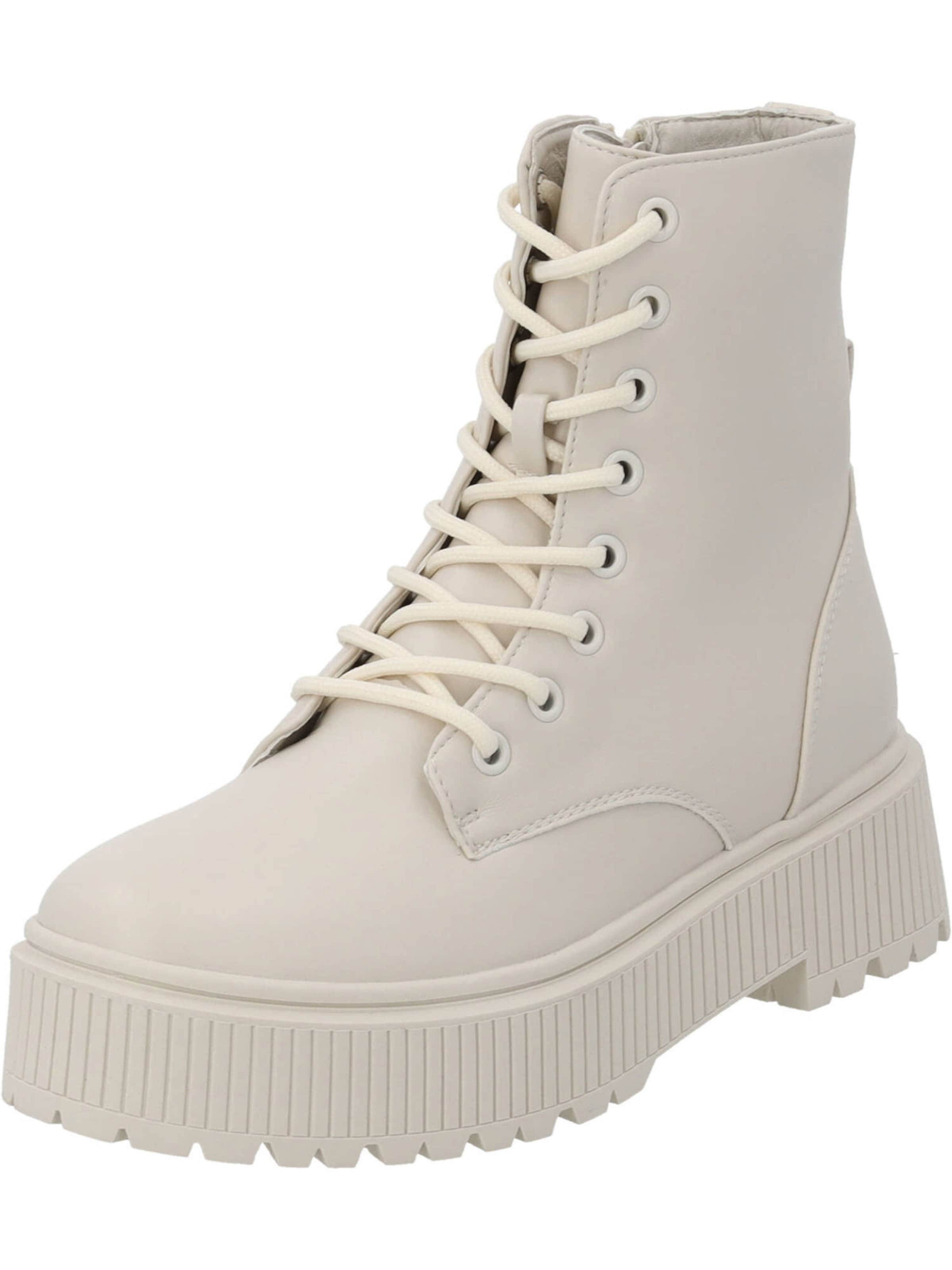 Palado Snørestøvletter 'Aliaxe' i beige: forside