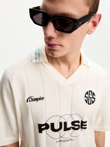 Bershka Shirt in White
