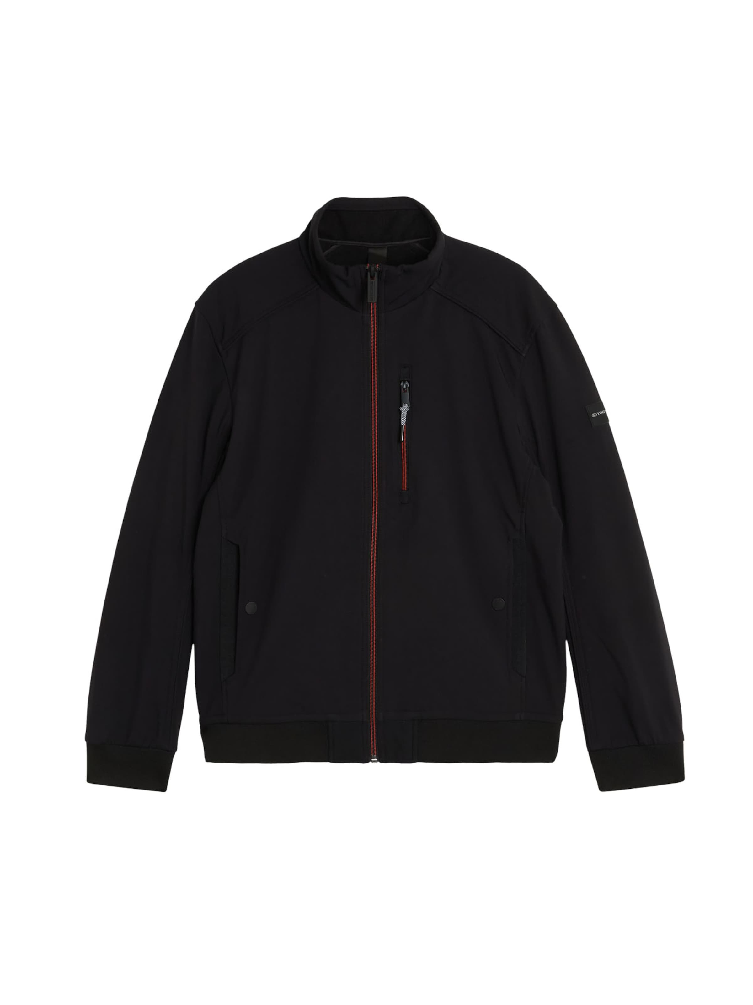TOM TAILOR Overgangsjakke i sort: forside
