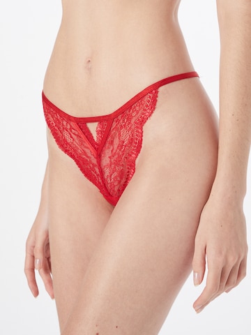 Hunkemöller - Tanga 'Isabelle' en rojo: frente