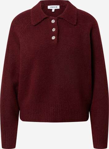 Pull-over 'Clemence' EDITED en rouge : devant