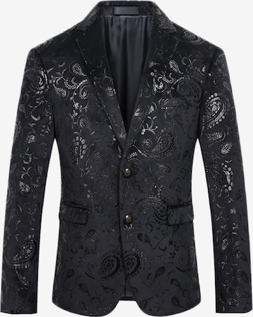 Youthup Slim fit Suit Jacket in Black: front