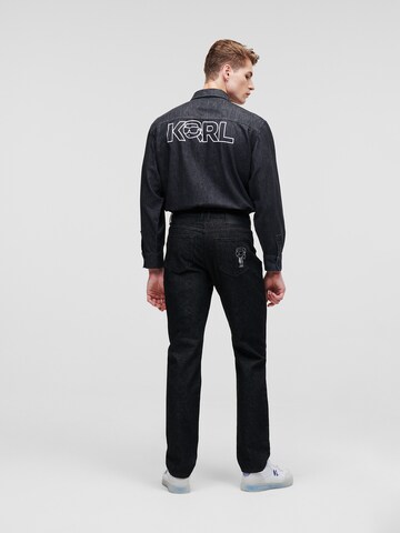 Karl Lagerfeld Regular Jeans 'Ikonik 2.0' in Schwarz