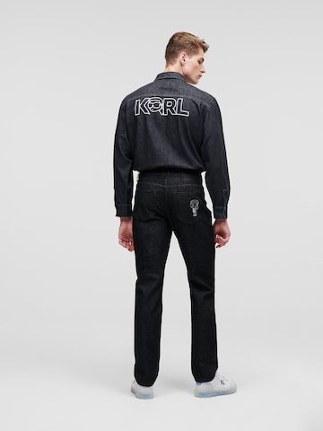 Karl Lagerfeld Regular Jeans 'Ikonik 2.0' i svart