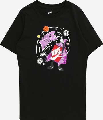 T-Shirt Nike Sportswear en noir : devant