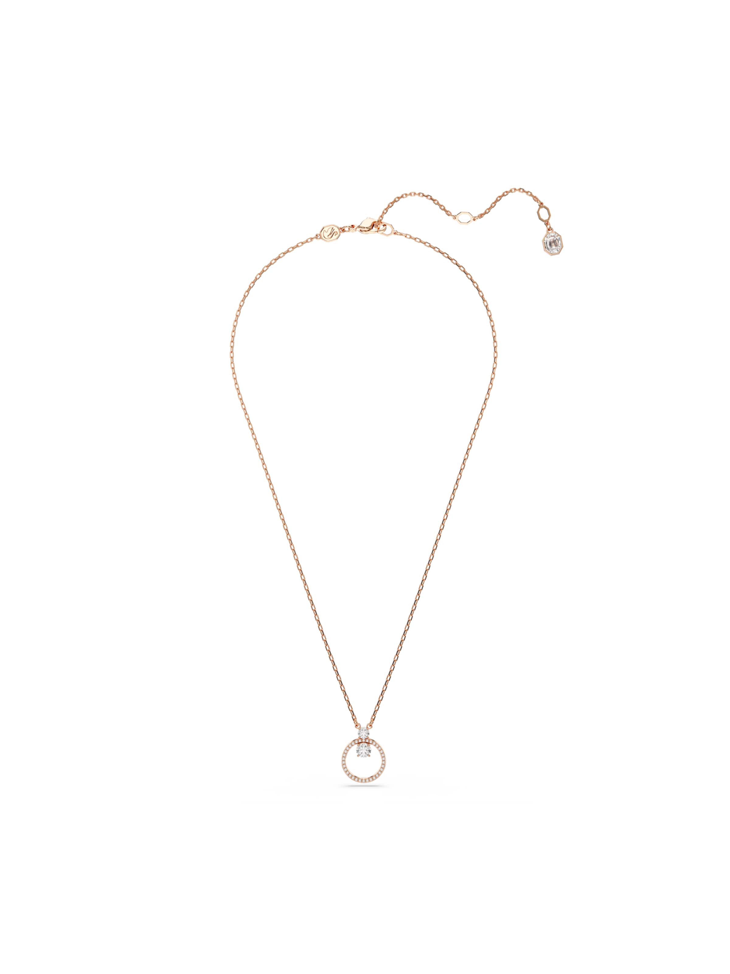 Swarovski Ketting in Goud: voorkant
