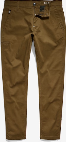 G-Star RAW Chino Pants in Brown: front