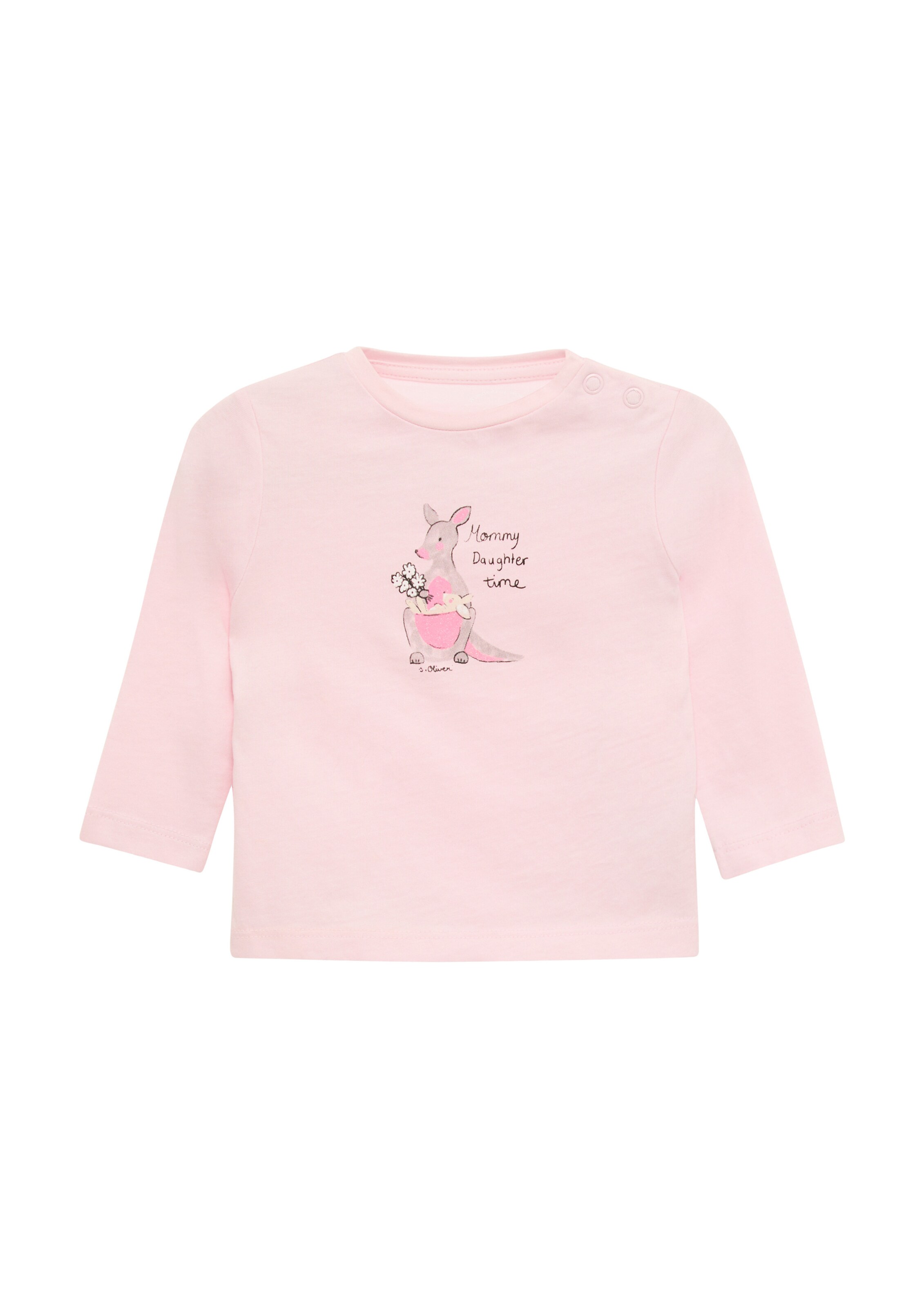 s.Oliver Shirt in de kleur Grijs / Pink / Zwart, Productweergave