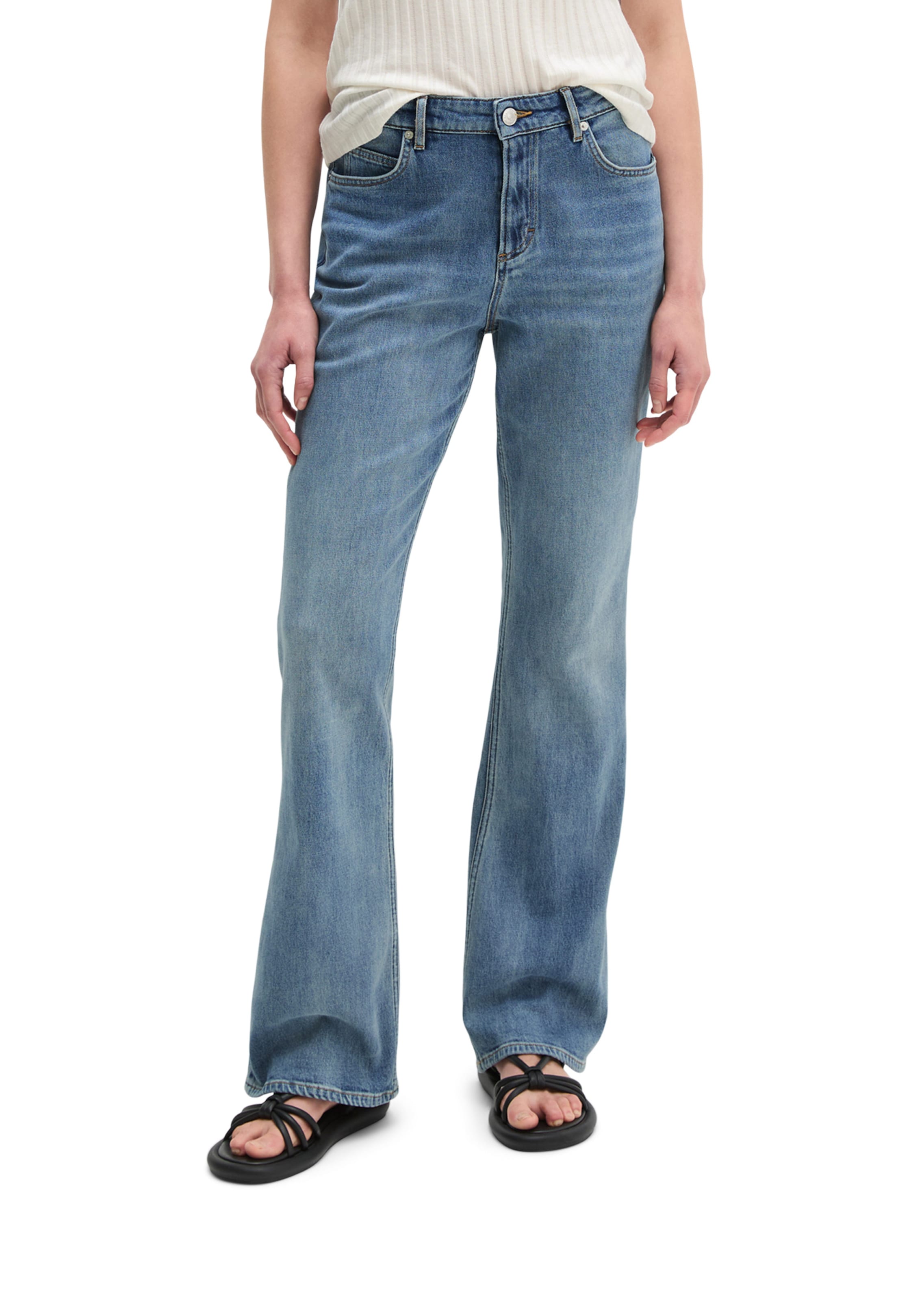Marc O'Polo Flared Jeans 'Kiruna' in Blau: Vorderseite