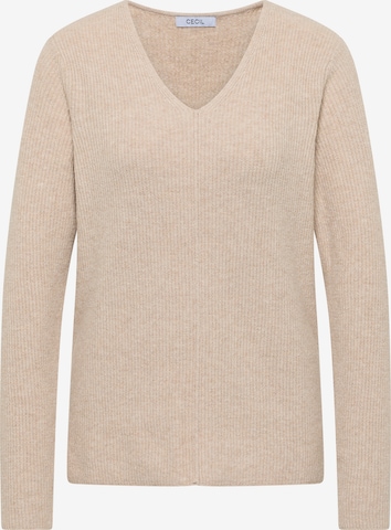 CECIL Pullover in Beige: Vorderseite