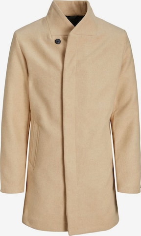 JACK & JONES Between-Seasons Coat in Beige: front