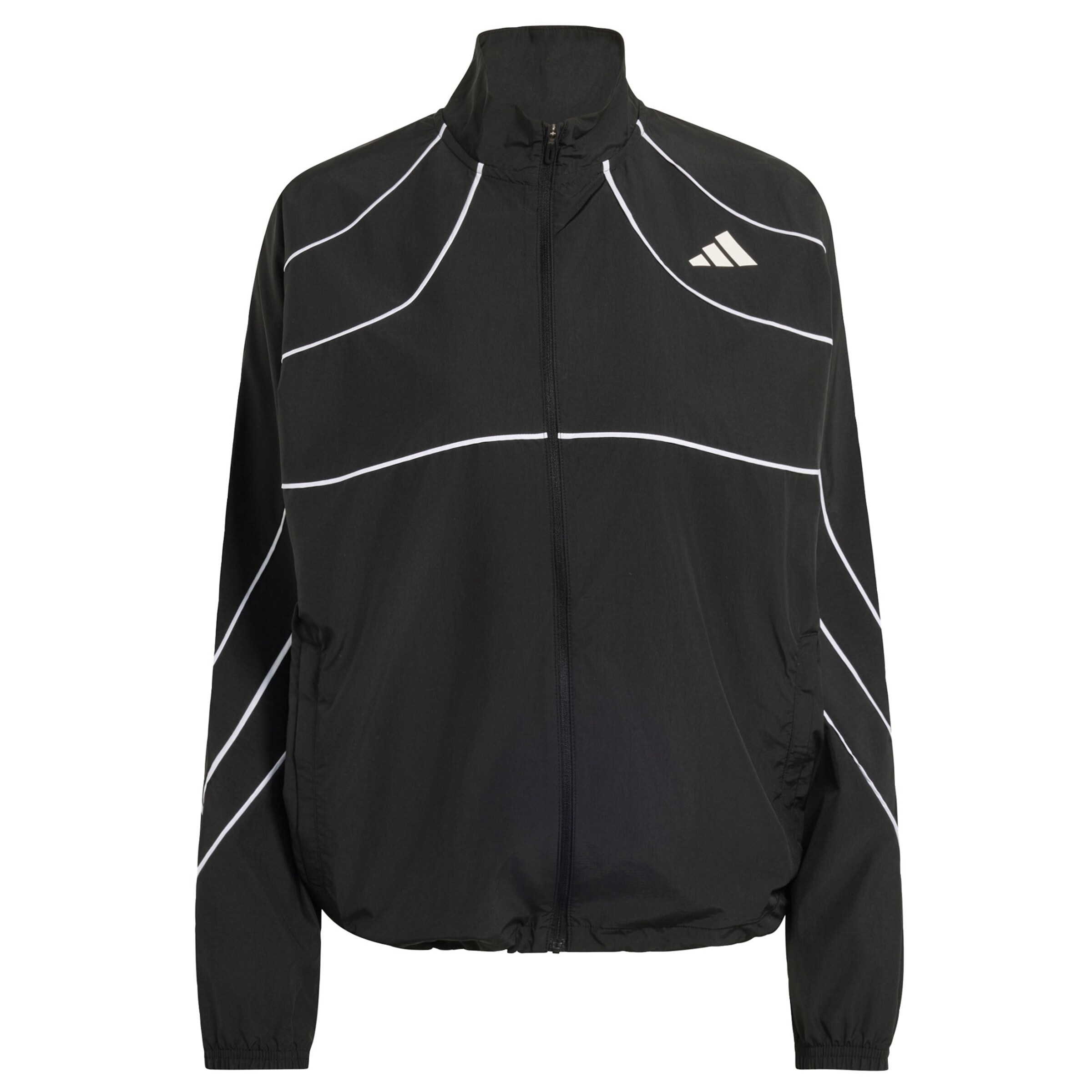 Geacă sport 'Adizero Archive' de la ADIDAS PERFORMANCE pe negru: față