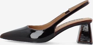 Décolleté sling 'MARALYN' di Bianco in marrone: frontale