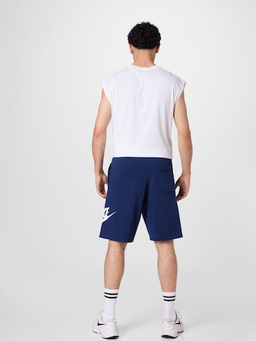 Nike Sportswear Normální Kalhoty 'Essentials' – modrá