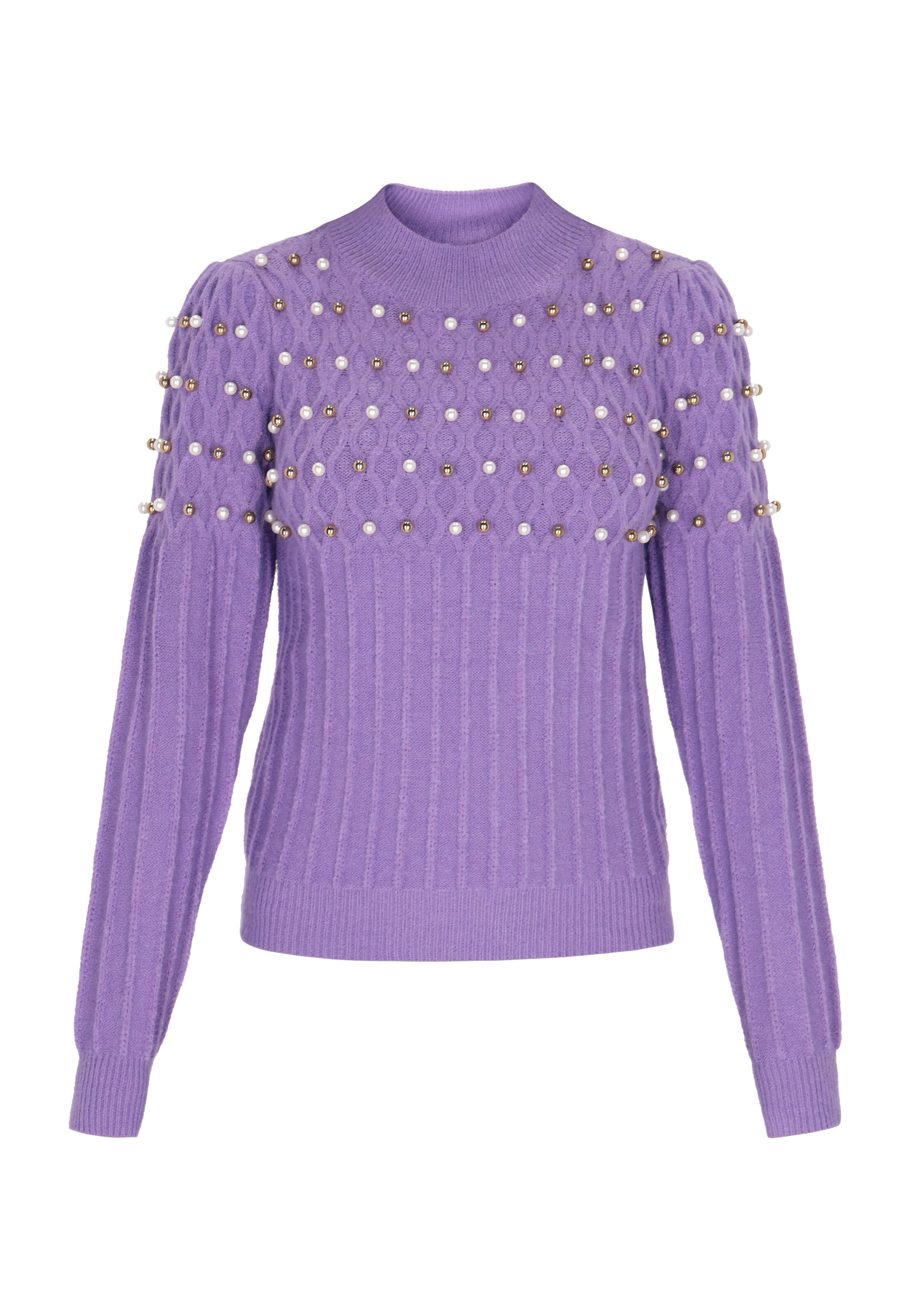 faina Sweater in Purple: front