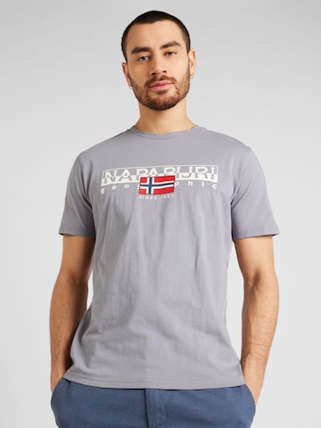 NAPAPIJRI - Camiseta 'S-AYLMER' en gris: frente
