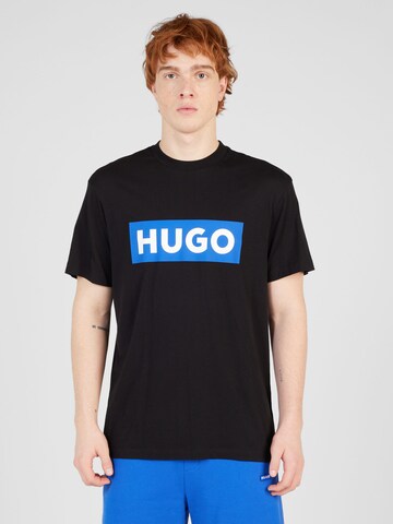 HUGO Shirt 'Nico' in Black: front