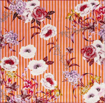 Foulard ' BLOSSOMING STRIPES ' di Roeckl in arancione: frontale