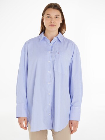 TOMMY HILFIGER Blouse 'Essential' in Blauw: voorkant