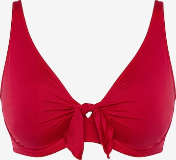 Vivisence Bikini Top '3202' in Red: front