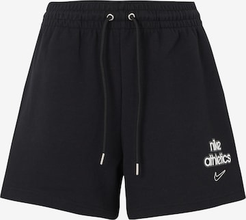 Nike Sportswear Loosefit Housut värissä musta: etupuoli