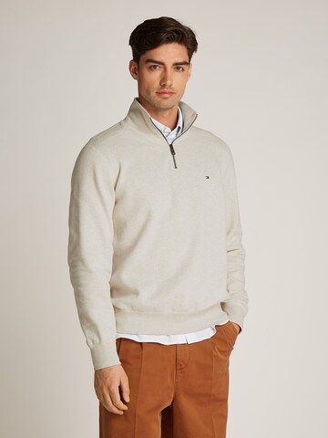 TOMMY HILFIGER Sweatshirt 'Essential' in Beige: front