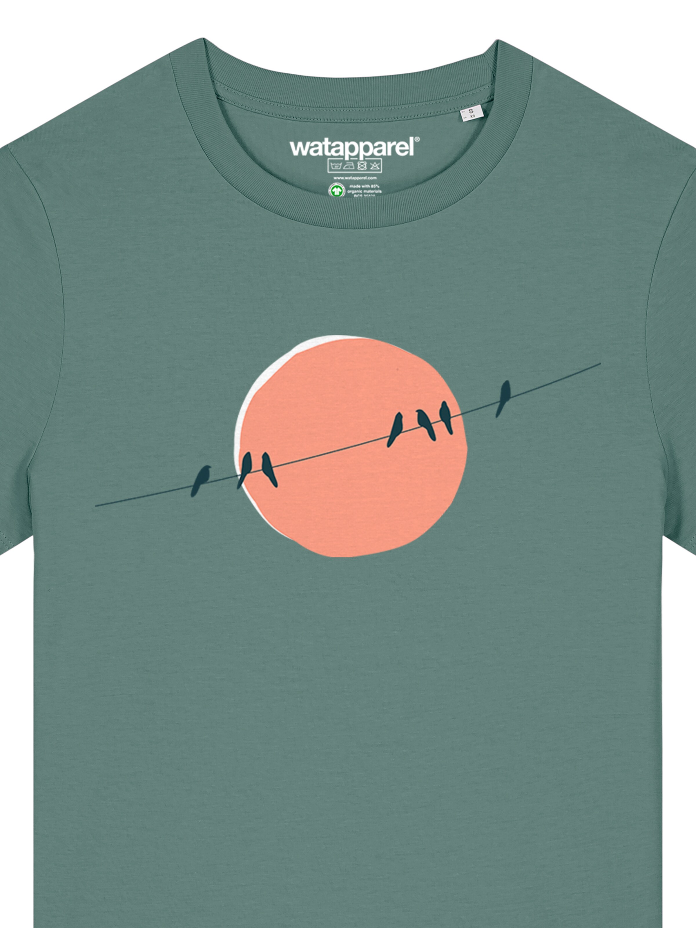 T-shirt 'Countryside 01' Watapparel en vert