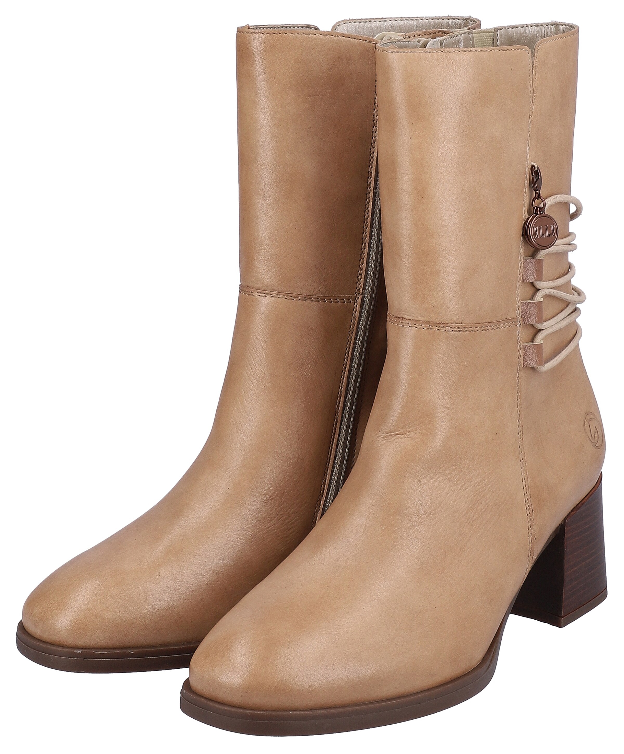 REMONTE Enkellaarsjes in Beige