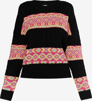 Pull-over IZIA en noir : devant