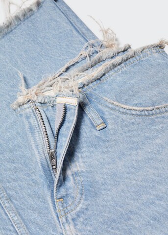 MANGO Široke hlačnice Kavbojke 'frankie' | modra barva