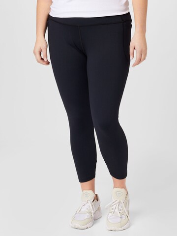 UNDER ARMOUR Skinny Sportsbukser 'Meridian' i sort: forside