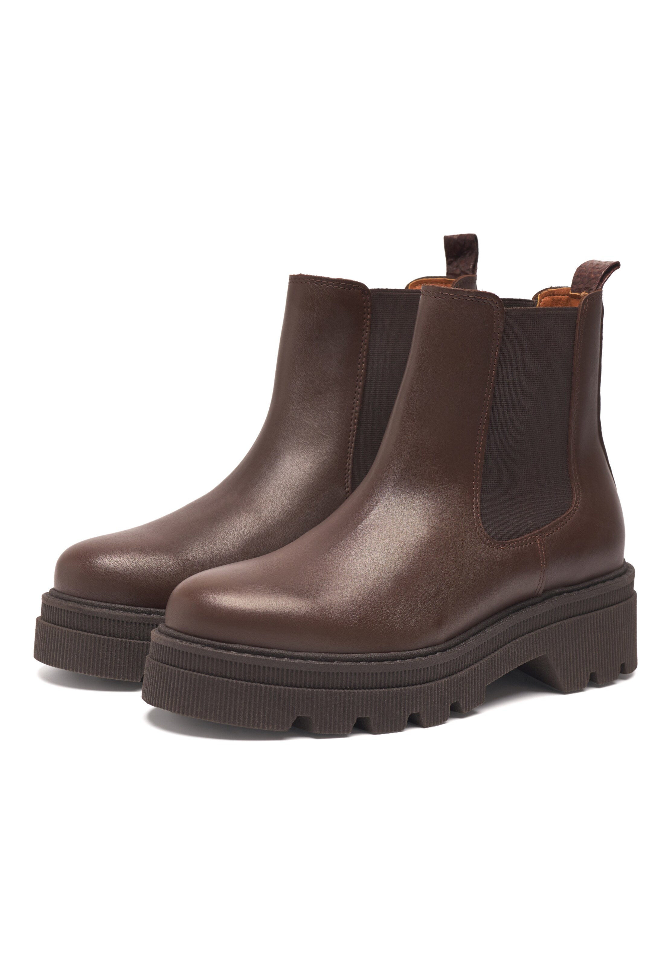 WODEN Chelsea Boots 'Sanna' i brun