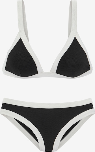 VENICE BEACH Sportbikini i svart / vit, Produktvy