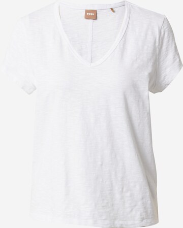 BOSS Shirt 'Eslenza' in White: front