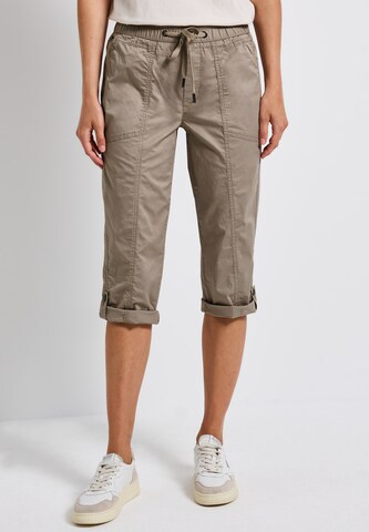 STREET ONE Slimfit Hose in Grau: Vorderseite