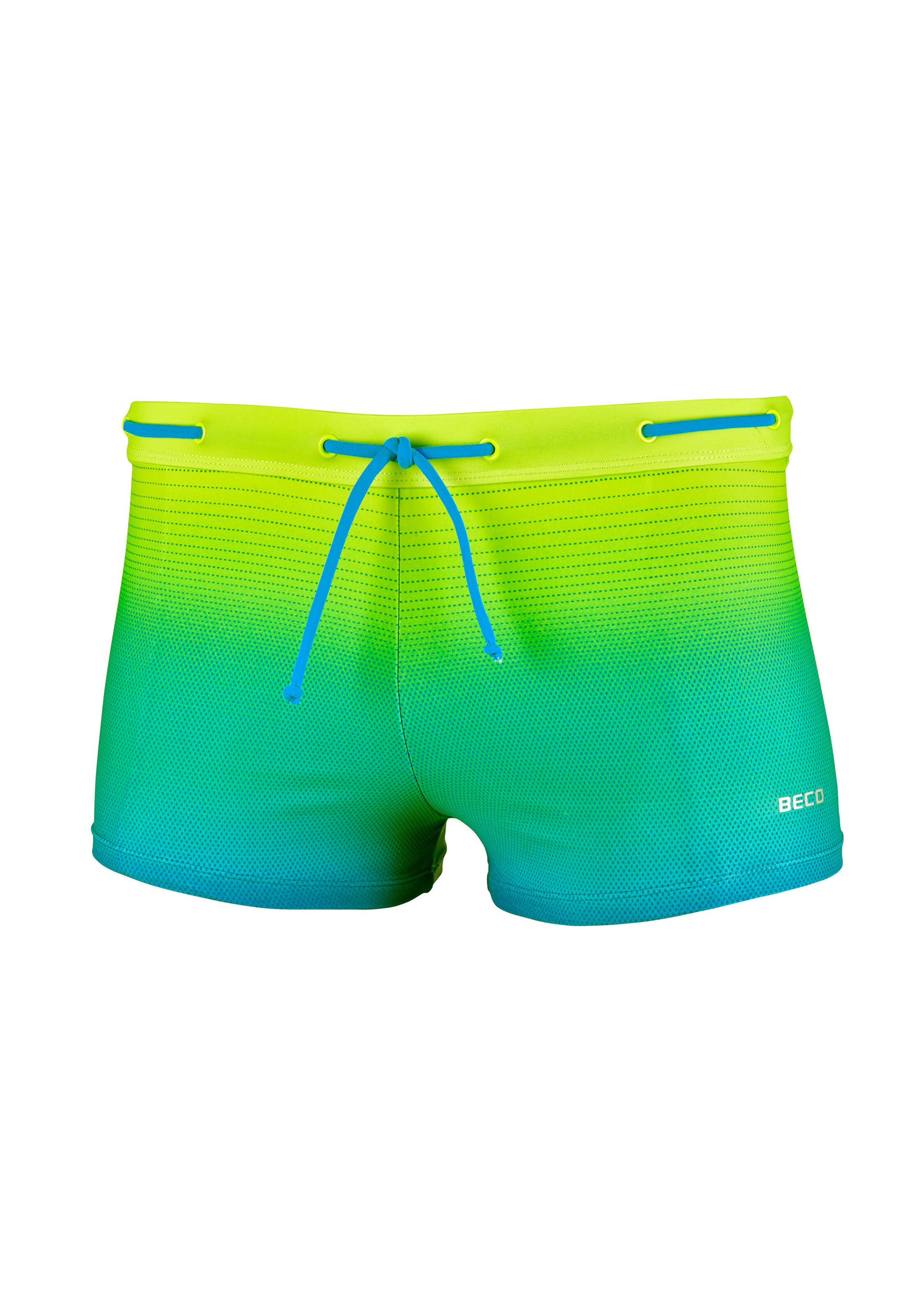 BECO the world of aquasports Badehose 'GRADIENT DOTS' in Grün