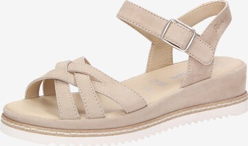 SIOUX Sandals 'ACHARA' in Beige: front