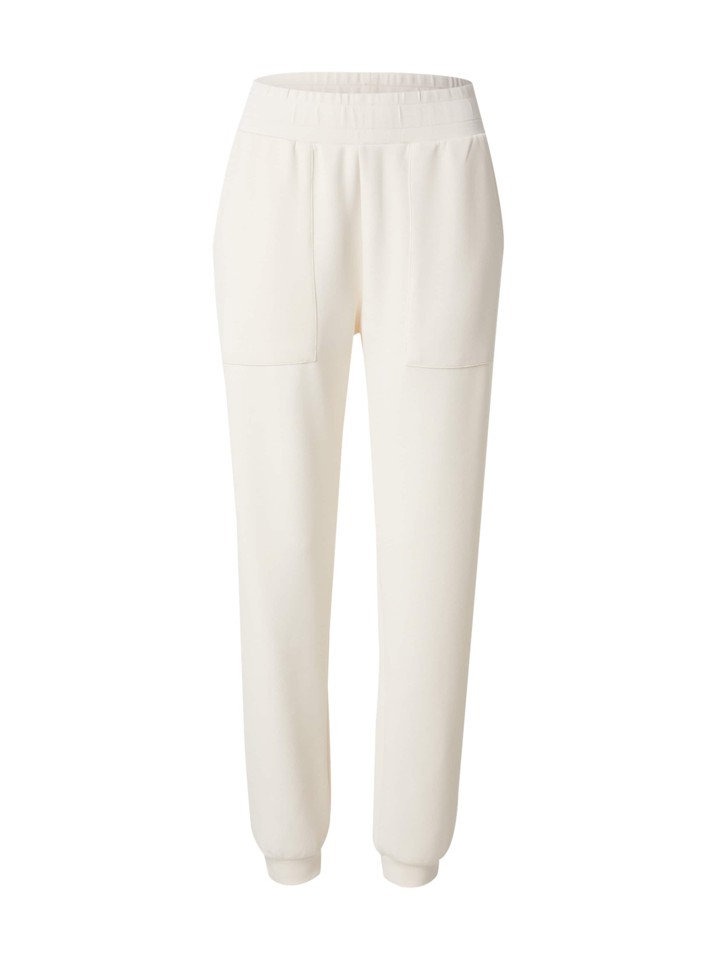 AthleciaTapered Sportske hlače 'Elaina' - bijela boja: prednji dio