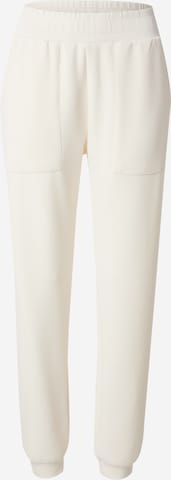 AthleciaTapered Sportske hlače 'Elaina' - bijela boja: prednji dio