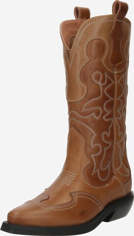 Bottes de cowboy 'Julianne Antique' PAVEMENT en marron : devant