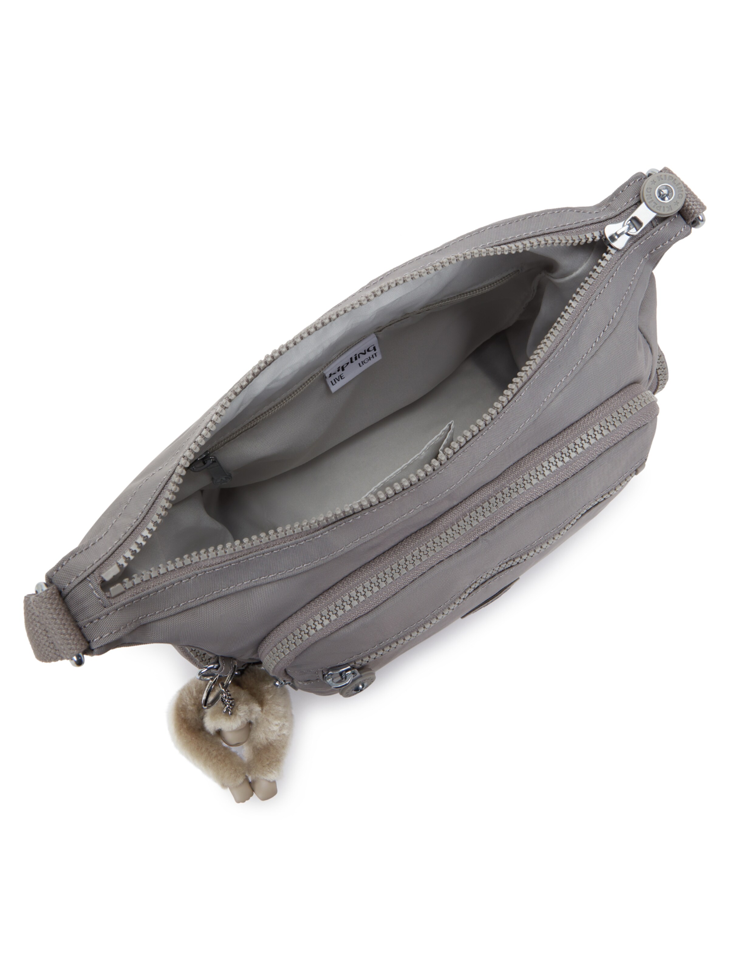 KIPLING Чанта с презрамки 'Gabbie' в сиво