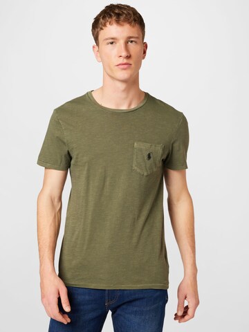 Tricou de la Polo Ralph Lauren pe verde: față