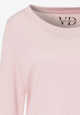 VIVANCE - Camiseta para dormir en rosa