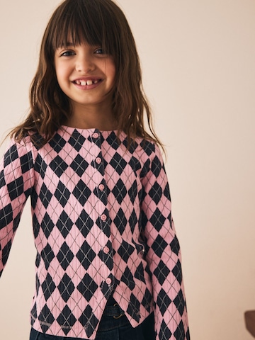 Next Knit cardigan in Pink: front