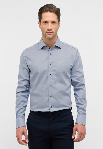 ETERNA Regular fit Zakelijk overhemd in Blauw: voorkant
